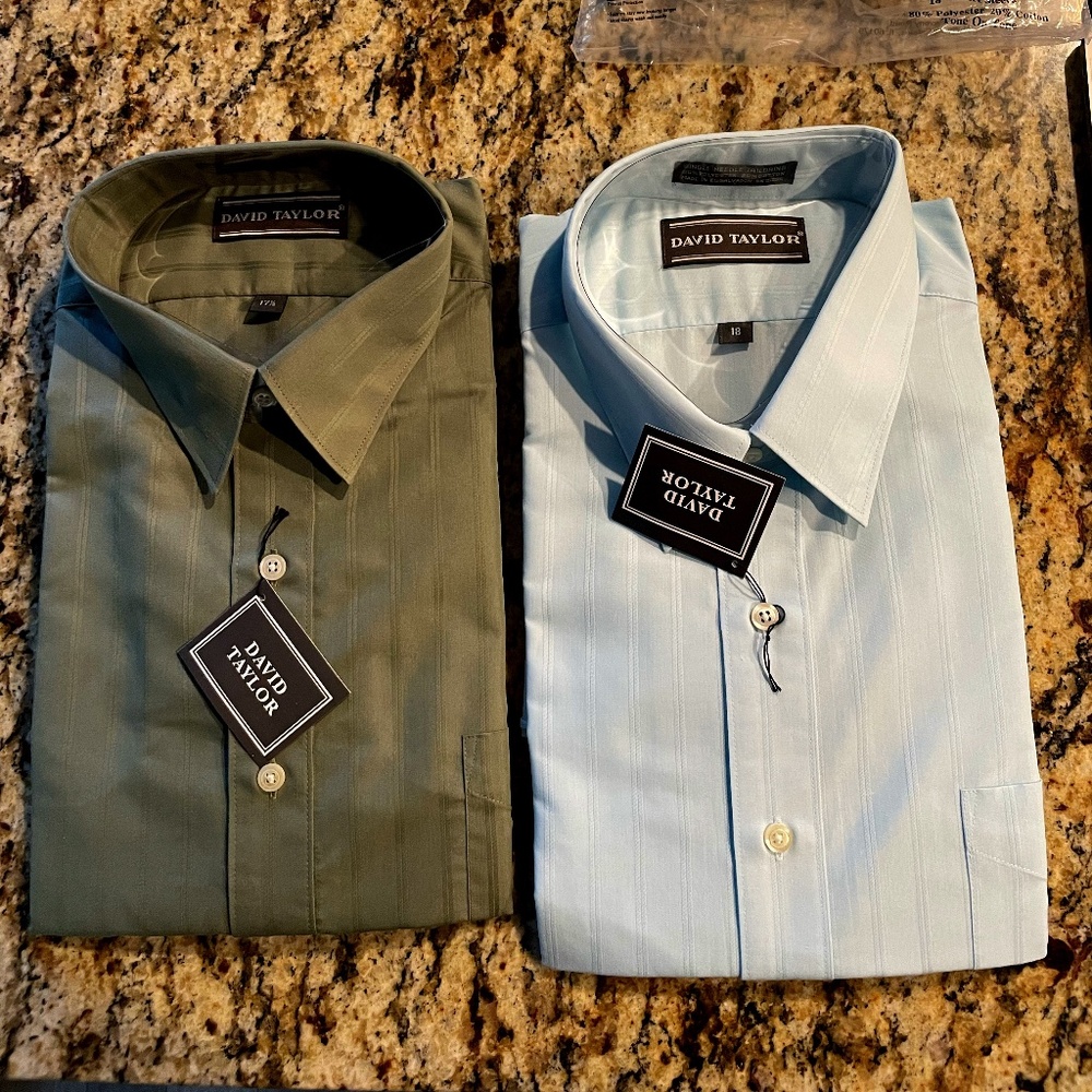 DAVID TAYLOR MEN’S DRESS SHIRT